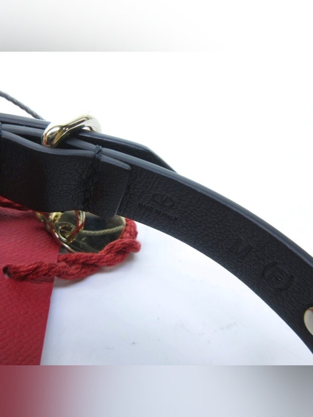 NWT Valentino Garavani Dog/Pet Rockstud Leather Adjustable Collar! - Picture 3 of 9